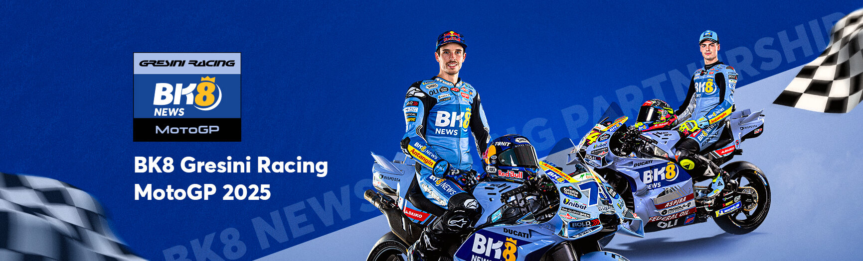 Biểu ngữ good88: Thông báo Đối tác Gresini Racing